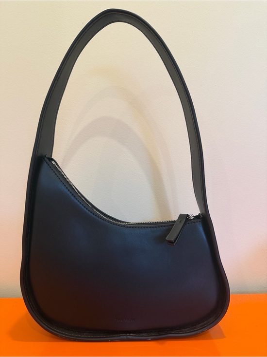 The Row Handbags - The Row Black Half Moon Shoulder Bag